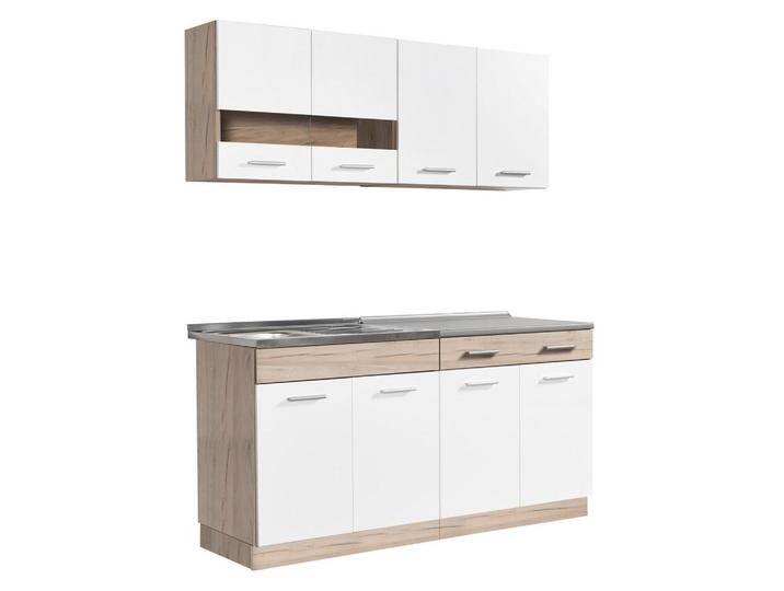 Homestyle4u KÜCHENLEERBLOCK, Weiß, Natur, Holz, 160x206x60 cm, Küchen, Küchenzeilen & Küchenblöcke, Küchenzeilen ohne Geräte Homestyle4u KÜCHENLEERBLOCK, Weiß, Natur, Holz, 160x206x60 cm, Küchen, Küchenzeilen & Küchenblöcke, Küchenzeilen ohne Geräte von Homestyle4u