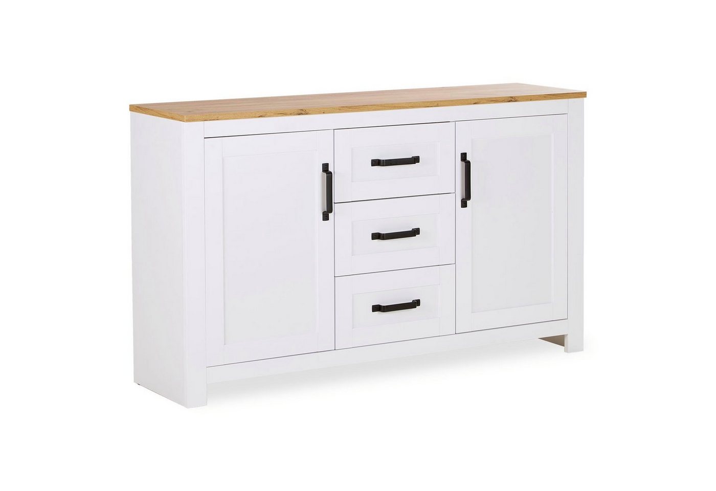 Homestyle4u Kommode Sideboard Weiß Anrichte Schrank Landhaus (kein Set) von Homestyle4u