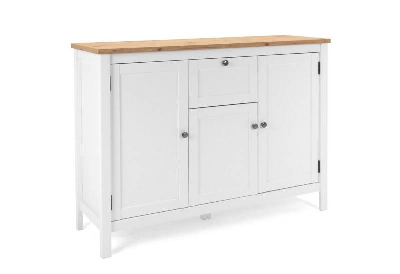 Homestyle4u Kommode 90x120 Sideboard Wohnzimmerschrank Weiß Holz Eiche Schublade 8 Fächer Homestyle4u Kommode 90x120 Sideboard Wohnzimmerschrank Weiß Holz Eiche Schublade 8 Fächer von Homestyle4u