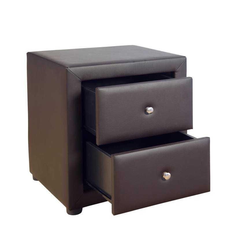 Homestyle4u Nachtschrank 47x53x41 in Braun 1834 von Homestyle4u