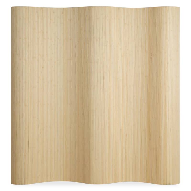 Homestyle4u Paravent Raumteiler in Hellbraun 250x200 cm 303 von Homestyle4u