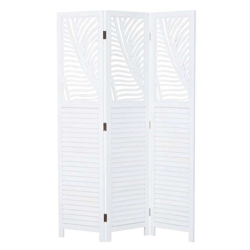 Homestyle4u Paravent Raumteiler in Weiß Vintage cm 2043 von Homestyle4u