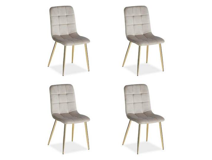 Homestyle4u STUHL-SET, Creme, Gold, 43x88x50 cm, Esszimmer, Stühle, Esszimmerstühle, Vierfußstühle Homestyle4u STUHL-SET, Creme, Gold, 43x88x50 cm, Esszimmer, Stühle, Esszimmerstühle, Vierfußstühle von Homestyle4u