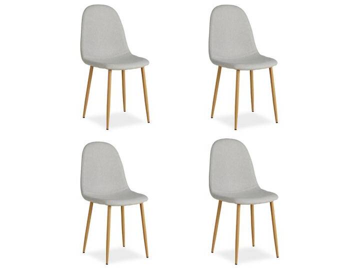 Homestyle4u STUHL-SET, Grau, 44x88x45 cm, Esszimmer, Stühle, Esszimmerstühle, Vierfußstühle von Homestyle4u