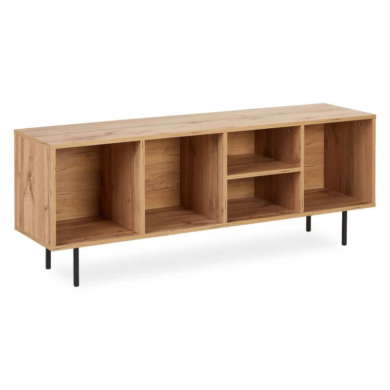 Homestyle4u TV Board Holz TV-Schrank Lowboard Unterschrank Sideboard 140cm von Homestyle4u
