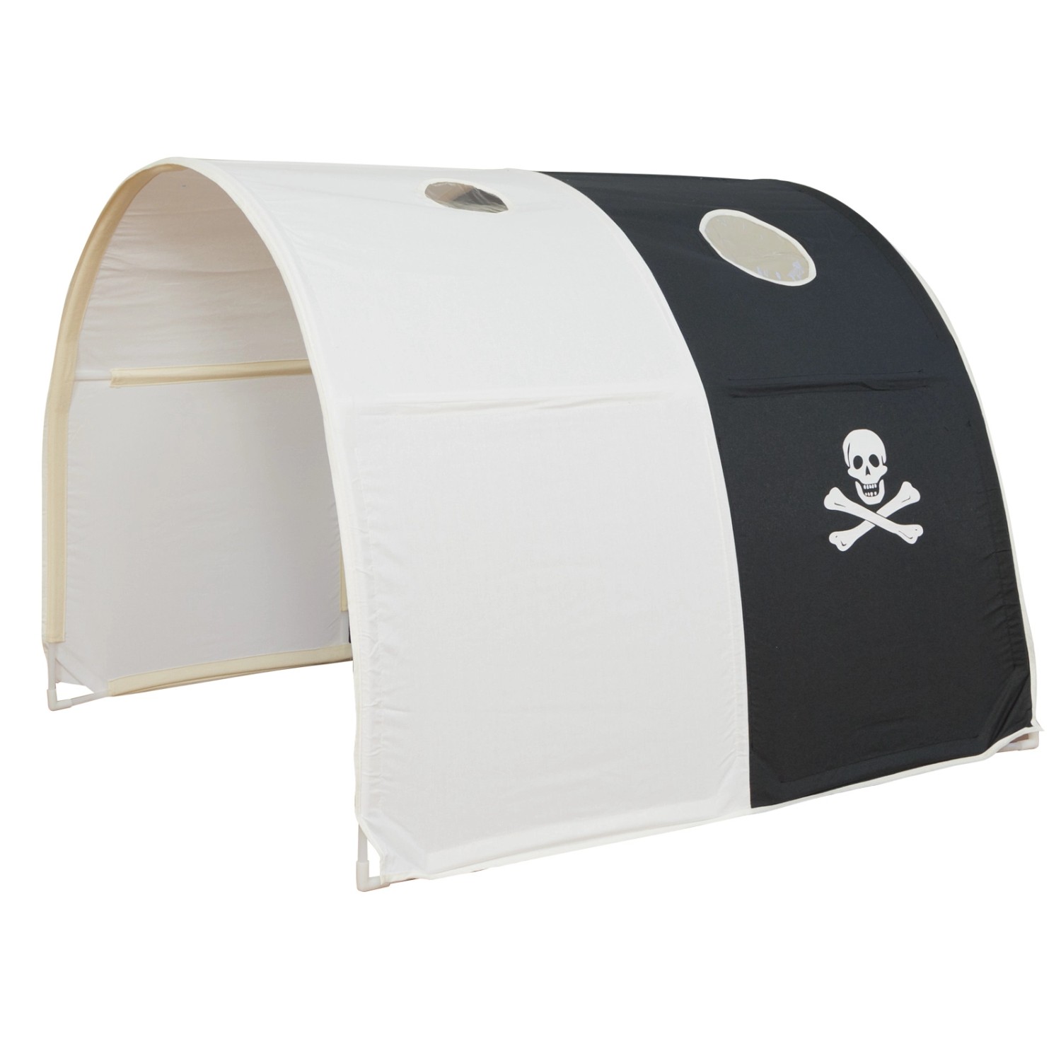 Homestyle4u Tunnel Bogen Zelt Bettzelt Schwarz für Hochbett Homestyle4u Tunnel Bogen Zelt Bettzelt Schwarz für Hochbett von Homestyle4u