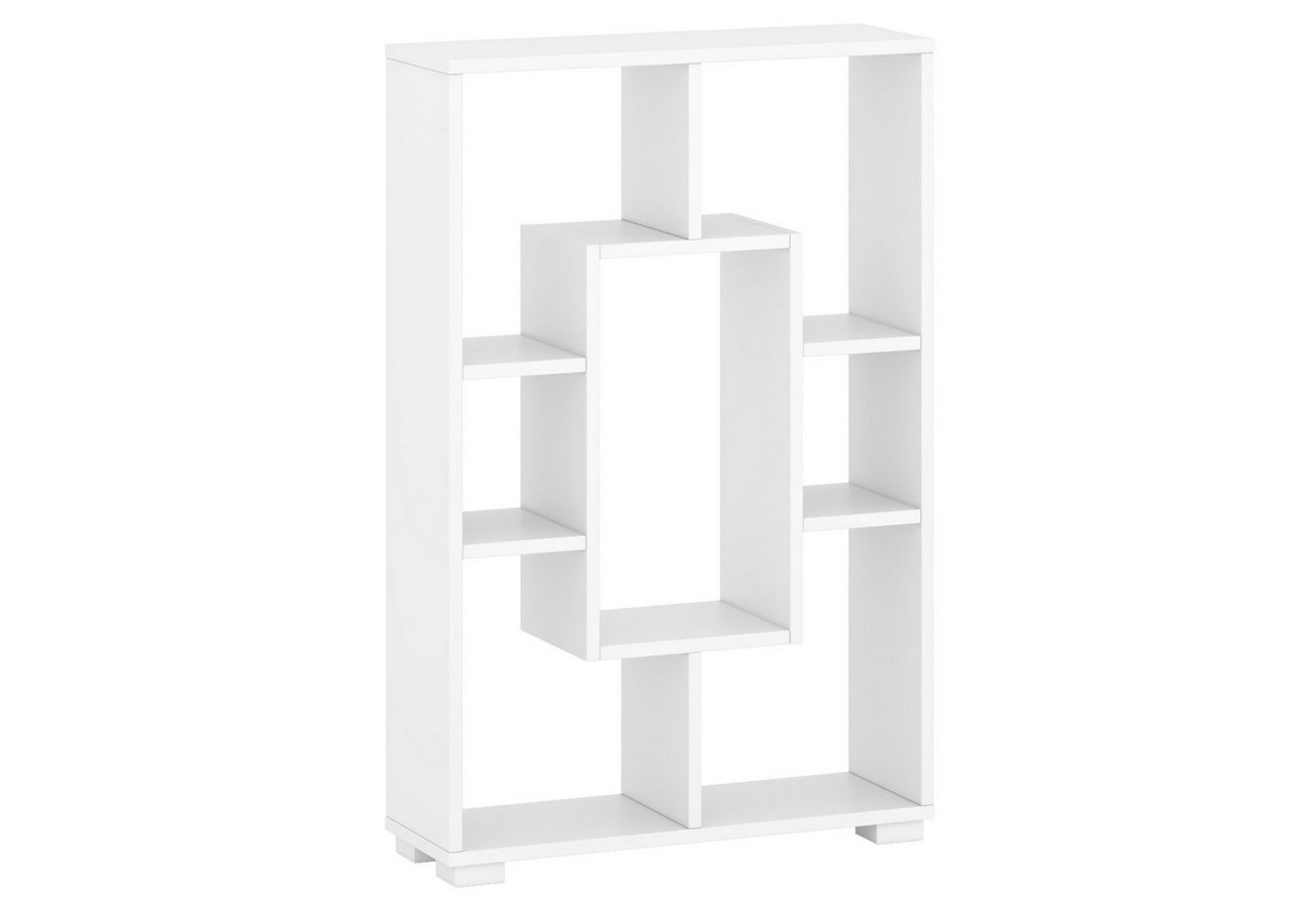 Homestyle4u Wandregal Regal Standregal Holzregal Weiß Bücherregal Modern von Homestyle4u