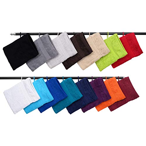 10er Set Waschhandschuhe Waschlappen Apfelgrün 16x21 cm | 100% Baumwolle Frottier | Oeko-TEX® Standard 100 | Premium Qualität 500 g/m² von Hometex Premium Textiles