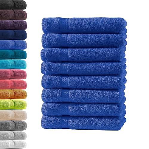 8X Gästetuch | Royalblau | 100% Baumwolle Frottier | Oeko-TEX® Standard 100 | Premium Qualität 500 g/m² 8X Gästetuch | Royalblau | 100% Baumwolle Frottier | Oeko-TEX® Standard 100 | Premium Qualität 500 g/m² von Hometex Premium Textiles