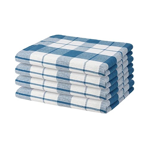 Hometex Premium Textiles 4er Set Geschirrtücher Grubentücher | Oeko-TEX®Standard 100 - aus 100% Baumwolle | Extra saugfähig und schnell trocknend | 50 x 70 cm Petrol von Hometex Premium Textiles