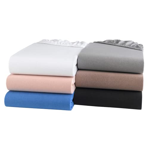 Hometex Premium Textiles Boxspringbett-Spannbettlaken Weiss 140/160 x 200/220 cm Spannbetttuch in Hotelqualität 145 g/m2 ÖKO-TEX Standard - 100% Baumwolle von Hometex Premium Textiles
