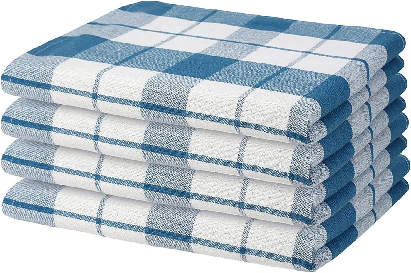 Hometex Premium Textiles Geschirrtuch 4er Set Geschirrtücher Grubentücher, Aus 100% Baumwolle, Extra saugfähig und schnell trocknend, 50 x 70 cm von Hometex Premium Textiles