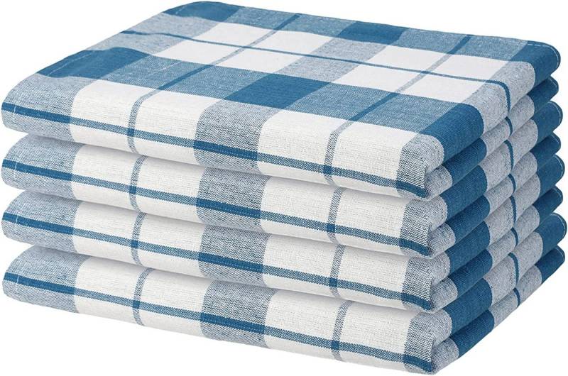Hometex Premium Textiles Geschirrtuch 4er Set Geschirrtücher Grubentücher, Aus 100% Baumwolle, 50 x 70 cm, Extra saugfähig und schnell trocknend von Hometex Premium Textiles