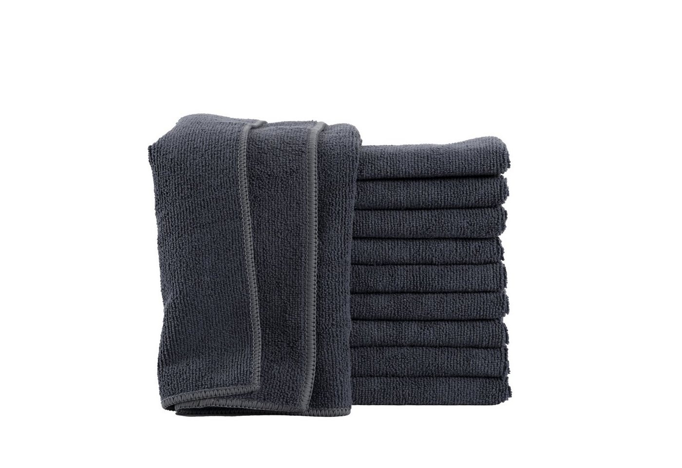 Hometex Premium Textiles Geschirrtuch Mikrofaser Putztuch, Staubtuch Reinigungstuch 40 x 40 cm, (10-tlg), Ideal für Autopflege, Küche und Barista von Hometex Premium Textiles