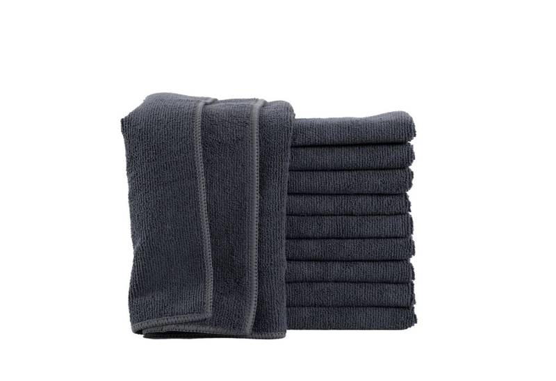 Hometex Premium Textiles Geschirrtuch Mikrofaser Putztuch, Staubtuch Reinigungstuch 40 x 40 cm, (10-tlg), Ideal für Autopflege, Küche und Barista von Hometex Premium Textiles