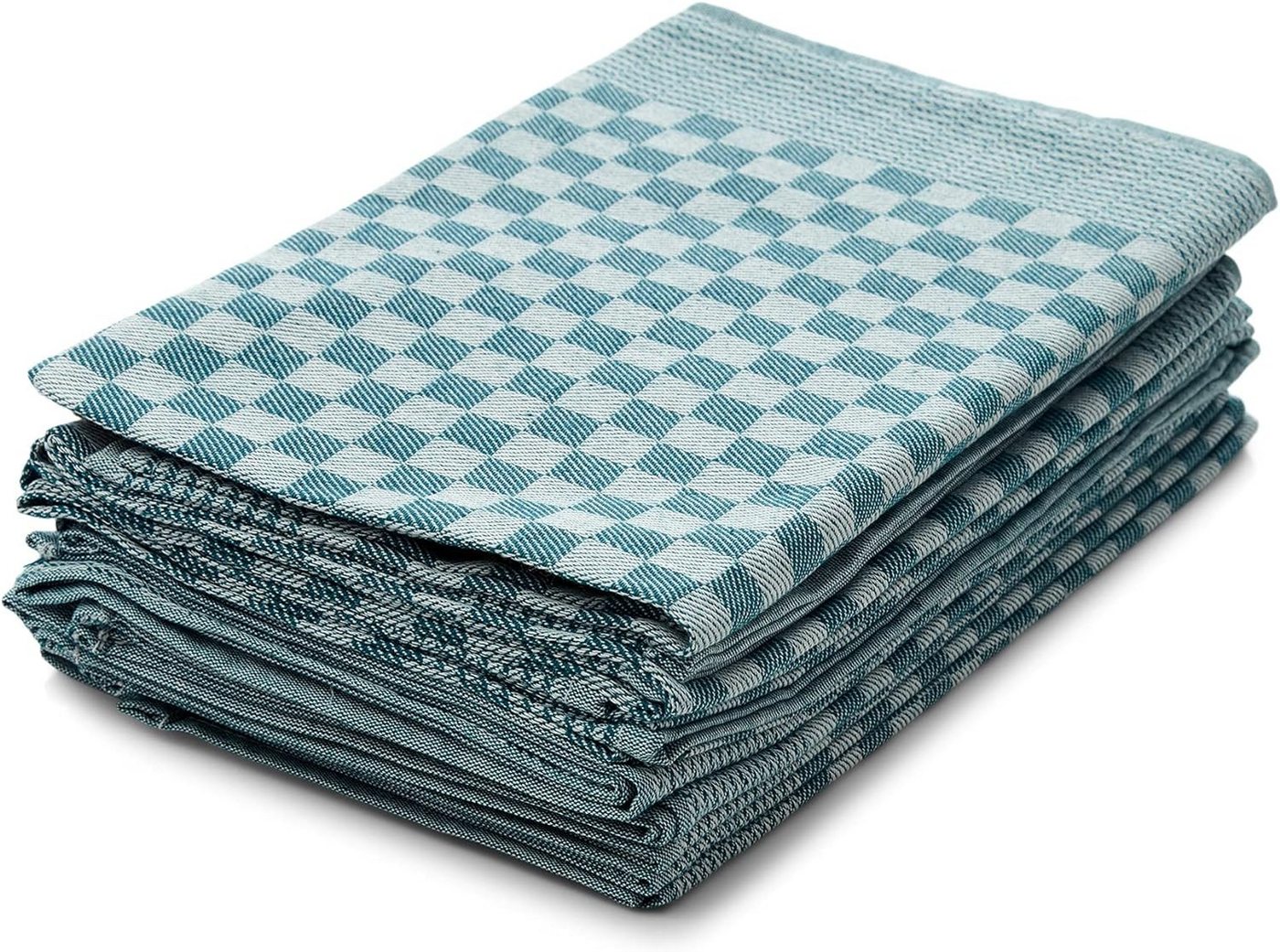 Hometex Premium Textiles Geschirrtuch Trockentuch, Profi-Küchentücher , (10er Set Geschirrtuch Grubentuch, 100% Baumwolle Zwirn, Sehr saugfähig - Premium Qualität) von Hometex Premium Textiles