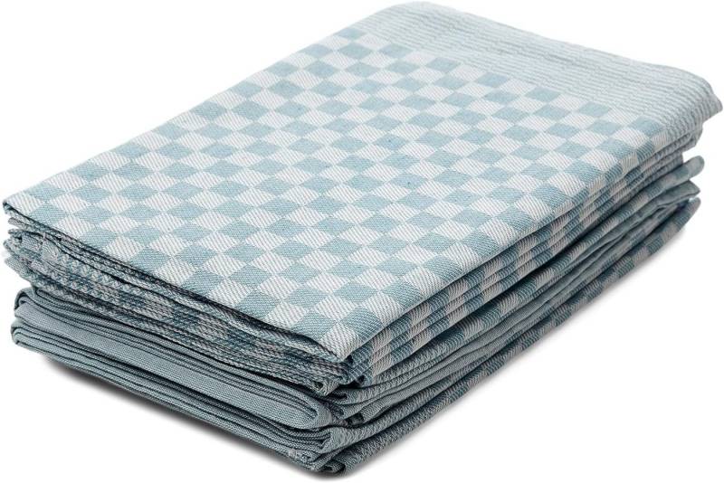 Hometex Premium Textiles Geschirrtuch Trockentuch, Profi-Küchentücher , (10er Set Geschirrtuch Grubentuch, 100% Baumwolle Zwirn, Sehr saugfähig - Premium Qualität) von Hometex Premium Textiles