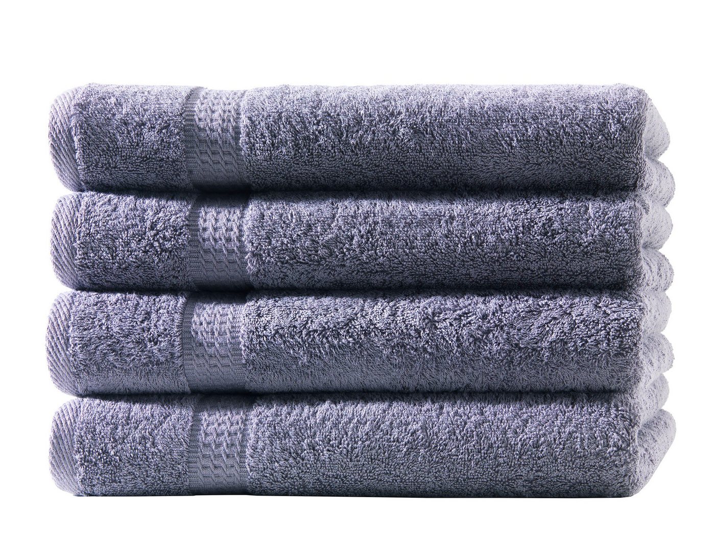 Hometex Premium Textiles Handtuch in Premium Qualität 500 g/m², Feinster Frottier-Stoff 100% Baumwolle, 4x Handtuch, Kuschelig weich, saugfähig, Extra schwere, flauschige Hotel-Qualität von Hometex Premium Textiles