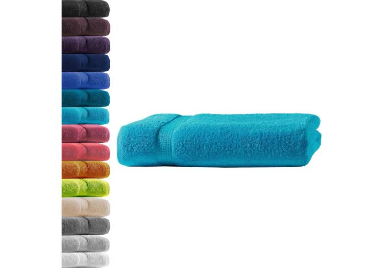 Hometex Premium Textiles Handtuch in Premium Qualität 500 g/m², Feinster Frottier-Stoff 100% Baumwolle, 1x Badetuch, weich, saugfähig, extra schwer & flauschig - TEST BILD TOP MARKE 2025 von Hometex Premium Textiles