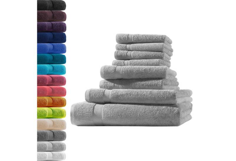 Hometex Premium Textiles Handtuch in Premium Qualität 500 g/m², Feinster Frottier-Stoff 100% Baumwolle, 1x Badetuch + 1 Duschtuch + 2 Handtuch + 4 Gästetuch, weich, saugfähig, extra schwer & flauschig - TEST BILD TOP MARKE 2025 von Hometex Premium Textiles