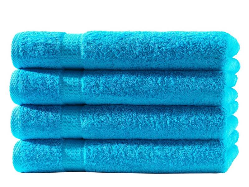 Hometex Premium Textiles Handtuch in Premium Qualität 500 g/m², Feinster Frottier-Stoff 100% Baumwolle, 4x Handtuch, Kuschelig weich, saugfähig, Extra schwere, flauschige Hotel-Qualität von Hometex Premium Textiles
