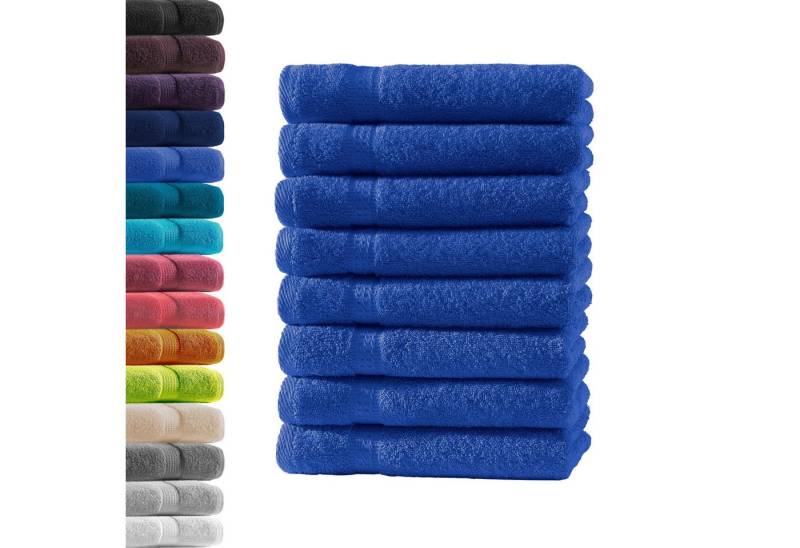 Hometex Premium Textiles Handtuch in Premium Qualität 500 g/m², Feinster Frottier-Stoff 100% Baumwolle, 8x Gästetuch, weich, saugfähig, extra schwer & flauschig - TEST BILD TOP MARKE 2025 von Hometex Premium Textiles