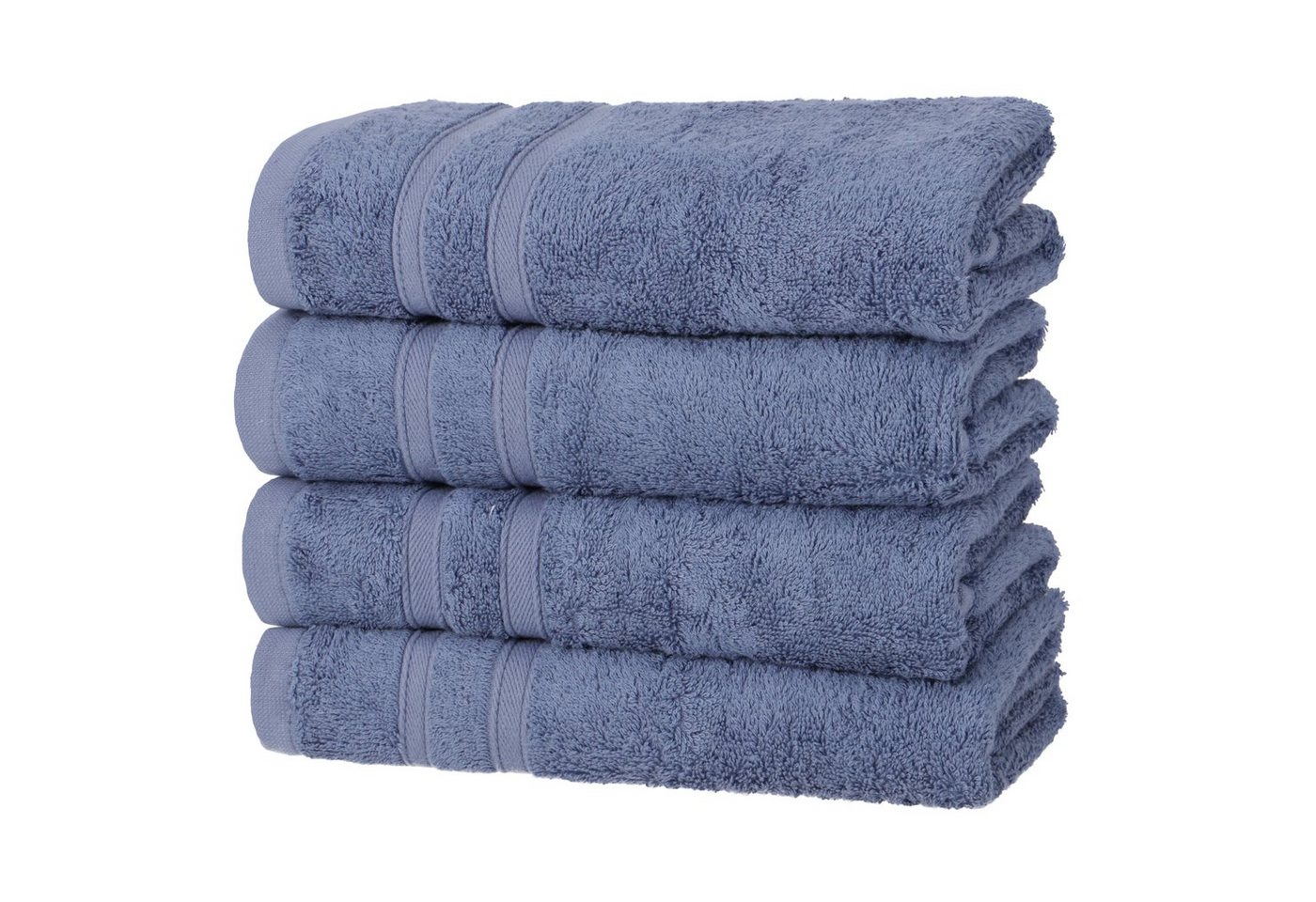 Hometex Premium Textiles Handtuch in nachhaltiger Premium Qualität 450 g/m², 4er Handtücher, Kuschelig weich und sehr saugfähig, Extra flauschige Hotel-Qualität von Hometex Premium Textiles