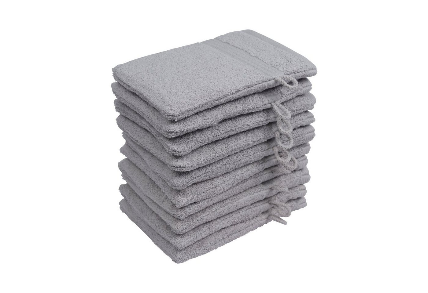 Hometex Premium Textiles Waschhandschuh Waschhandschuh in vielen verschiedenen Farben & im praktischen 10er Set von Hometex Premium Textiles