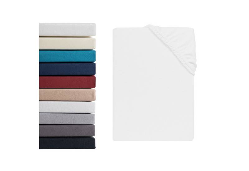 Hometex Premium Textiles Spannbettlaken aus Mikroflausch oder Teddyflausch - Bettlaken extra warm & kuschelig, Gummizug: Rundum, viele Größen und Farben in Premium Qualität von Hometex Premium Textiles