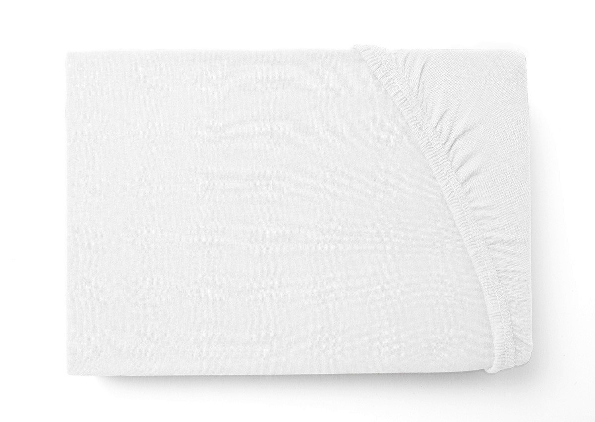 Spannbettlaken Spannbetttuch, Jersey-Bettlaken aus 100% Baumwolle, Viele Größen und Farben erhältlich, Für Matratzen, Boxspringbetten, Wasserbetten und Kindermatratzen, 140 g/m2, Hometex Premium Textiles, Gummizug: rundum von Hometex Premium Textiles