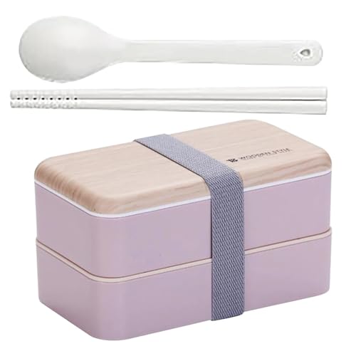 Hometric Rosa Bento-Lunchbox für Kinder und Erwachsene, 1200 ml, 2-lagige Lunchbox mit Fächern Hometric Rosa Bento-Lunchbox für Kinder und Erwachsene, 1200 ml, 2-lagige Lunchbox mit Fächern von Hometric