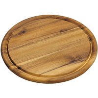 Homeware Vesperteller m. Saftrille D.25, Holz von Homeware