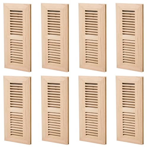 Homewell Bodenregister aus rotem Eichenholz, bündig montiert, 10,2 x 30,5 cm, mit Dämpfer, unlackiert, 8 Stück Homewell Bodenregister aus rotem Eichenholz, bündig montiert, 10,2 x 30,5 cm, mit Dämpfer, unlackiert, 8 Stück von Homewell