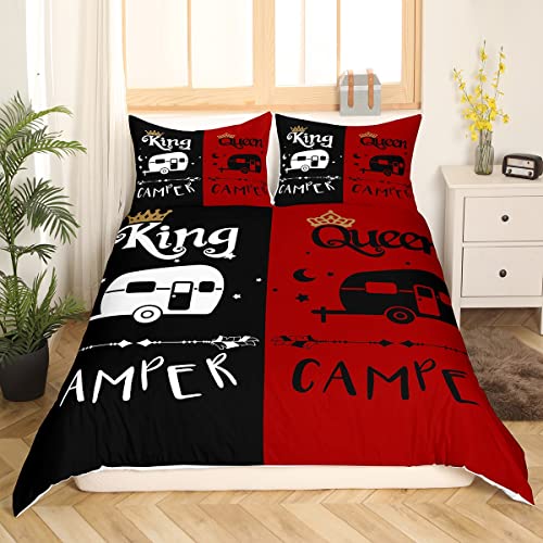 Camping Bettwäsche Set 135 x 200 Paar Hochzeit Bettbezug König und Königin Camping Bettwäsche Altes Scheunentor Kabine Hochzeitsgeschenke Mann und Frau Camping Bettwäsche Set 135 x 200 Paar Hochzeit Bettbezug König und Königin Camping Bettwäsche Altes Scheunentor Kabine Hochzeitsgeschenke Mann und Frau von Homewish