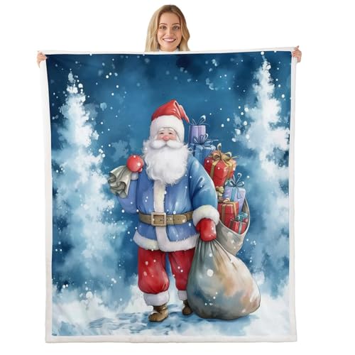 Frohe Weihnachten 100x130cm Sherpa Decke für Jungen,Weihnachtsmann Werfen Decke Weihnachtsfeiertag Dekoration Fleece Decke Neujahr Schneeflocken Plüsch Bett Decke Weihnachtsmann Dekorationen Indoor Frohe Weihnachten 100x130cm Sherpa Decke für Jungen,Weihnachtsmann Werfen Decke Weihnachtsfeiertag Dekoration Fleece Decke Neujahr Schneeflocken Plüsch Bett Decke Weihnachtsmann Dekorationen Indoor von Homewish