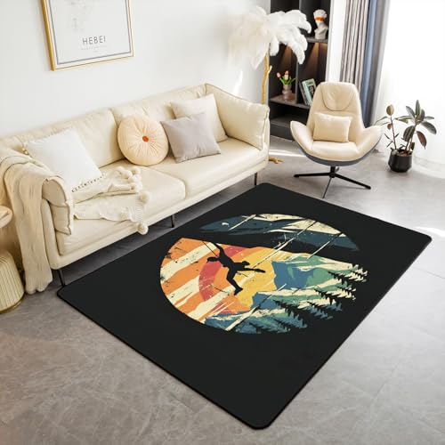 Homewish Ästhetik Klettern Abenteuersportler Teppich Schlafzimmer Outdoor-Klettern Abenteuer Teppiche Wohnzimmer Berge Bäume Carpet Mehrfarbverlauf Kinderteppich 100x150 Stilvoll Pflegeleicht Homewish Ästhetik Klettern Abenteuersportler Teppich Schlafzimmer Outdoor-Klettern Abenteuer Teppiche Wohnzimmer Berge Bäume Carpet Mehrfarbverlauf Kinderteppich 100x150 Stilvoll Pflegeleicht von Homewish