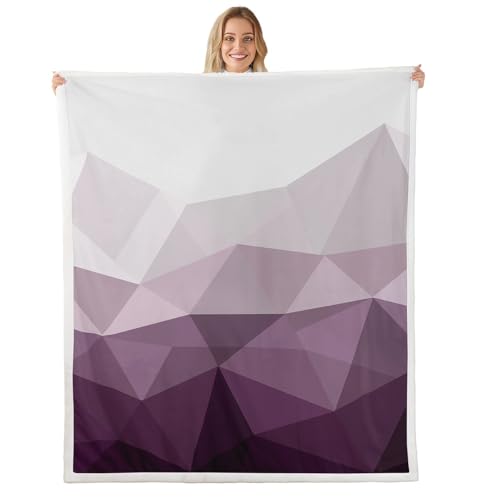 Homewish Abstrakte Geometrie Decke 130x150cm Ombre Lila Dreieck Kuscheldecke Moderne Mode Fleecedecke für Jungen Mädchen Kinder Jugendliche Erwachsene,Minimalistische Ästhetik Bett Couch Dekor Decken Homewish Abstrakte Geometrie Decke 130x150cm Ombre Lila Dreieck Kuscheldecke Moderne Mode Fleecedecke für Jungen Mädchen Kinder Jugendliche Erwachsene,Minimalistische Ästhetik Bett Couch Dekor Decken von Homewish