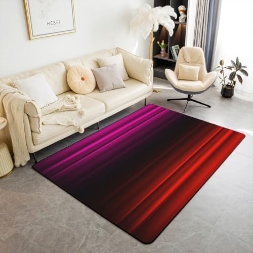 Homewish Abstrakte Kunst Teppich Ästhetik Gradient Teppiche Wohnzimmer für Mädchen Jungen Ombre Streifen Moderner Geometrischer 3D-Druck Carpet Schwarz Rot Flächenteppich 150x200 für Teenager Rug Homewish Abstrakte Kunst Teppich Ästhetik Gradient Teppiche Wohnzimmer für Mädchen Jungen Ombre Streifen Moderner Geometrischer 3D-Druck Carpet Schwarz Rot Flächenteppich 150x200 für Teenager Rug von Homewish