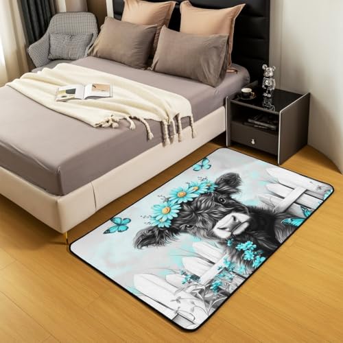Homewish Bull Rind Carpet Daisy Blumen Rustikale Schmetterling Rug Bauernhof Bauernhof Land Longhorn Dekor Highland Kuh Teppiche Holz Brett Westliche Tiere Ombre Ölgemälde Teppich Jugendliche 100x150 Homewish Bull Rind Carpet Daisy Blumen Rustikale Schmetterling Rug Bauernhof Bauernhof Land Longhorn Dekor Highland Kuh Teppiche Holz Brett Westliche Tiere Ombre Ölgemälde Teppich Jugendliche 100x150 von Homewish