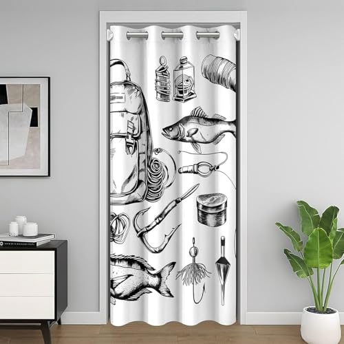 Homewish Jagd Fisch Türvorhang Angelhaken Tür Vorhänge 86x203cm Rustikale Camper Sichtschutzvorhang für Kinder Mädchen Jungen Jugendliche,Farm Fisch Haken Verdunkelungs Vorhang Angeln Thema Homewish Jagd Fisch Türvorhang Angelhaken Tür Vorhänge 86x203cm Rustikale Camper Sichtschutzvorhang für Kinder Mädchen Jungen Jugendliche,Farm Fisch Haken Verdunkelungs Vorhang Angeln Thema von Homewish