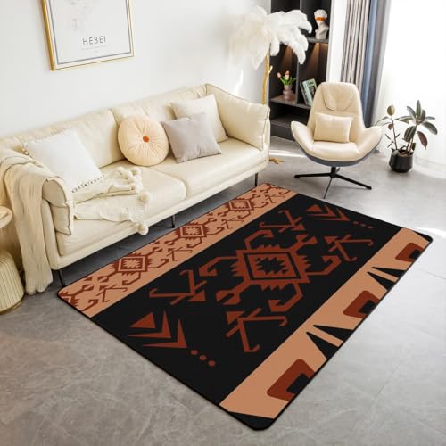Homewish Jungen Rustik Western Teppich Südwesten Aztek Kinderteppich für Teens Männer Exotisch Carpet Vintage Bohemian Geometric Wohnzimmer Teppiche Braun Schwarz Rug 150x200 for Living Room Homewish Jungen Rustik Western Teppich Südwesten Aztek Kinderteppich für Teens Männer Exotisch Carpet Vintage Bohemian Geometric Wohnzimmer Teppiche Braun Schwarz Rug 150x200 for Living Room von Homewish