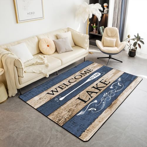 Homewish Lake House Kinderteppich Rustic Lake Life Dekor Teppiche Wohnzimmer Holzhütte Lodge Teppich 150x200 Bauernhof Land Patchwork Carpet Alte Scheune Outdoor Paddle Flächenteppich Schlafzimmer Homewish Lake House Kinderteppich Rustic Lake Life Dekor Teppiche Wohnzimmer Holzhütte Lodge Teppich 150x200 Bauernhof Land Patchwork Carpet Alte Scheune Outdoor Paddle Flächenteppich Schlafzimmer von Homewish