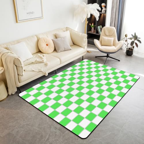 Homewish Lime Grün Checkered Teppiche Wohnzimmer 150x200 Buffalo Plaid Grid Carpet Geometrischer Gingham Teppich für Jungen Mädchen Kinder Jugendliche Erwachsene,Moderne Mode Flächenteppich Wohndeko Homewish Lime Grün Checkered Teppiche Wohnzimmer 150x200 Buffalo Plaid Grid Carpet Geometrischer Gingham Teppich für Jungen Mädchen Kinder Jugendliche Erwachsene,Moderne Mode Flächenteppich Wohndeko von Homewish