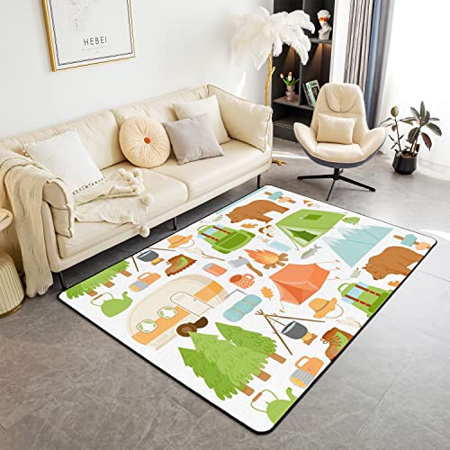 Homewish Niedlicher Wohnmobil Teppich Hamppy Camping Wohnzimmer Teppiche Wald Bären Jagd Carpet Wohnwagen Kinderteppich Akzent Flächenteppich Schlafzimmer 150x200 Stilvoll rutschfest Pflegeleicht Homewish Niedlicher Wohnmobil Teppich Hamppy Camping Wohnzimmer Teppiche Wald Bären Jagd Carpet Wohnwagen Kinderteppich Akzent Flächenteppich Schlafzimmer 150x200 Stilvoll rutschfest Pflegeleicht von Homewish