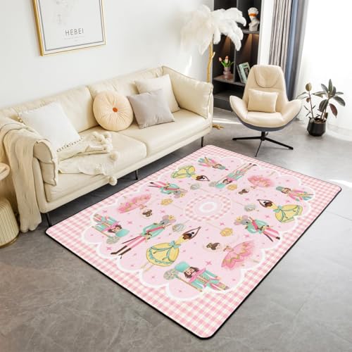 Homewish Rosa Weihnachtsornamente Ballett Teppiche Wohnzimmer Nussknacker Weihnachten Teppich 150x200 für Mädchen Jugendliche,Soldat Maus König Kinderteppich Fee Licht Strings Rosa Buffalo Plaid Rug Homewish Rosa Weihnachtsornamente Ballett Teppiche Wohnzimmer Nussknacker Weihnachten Teppich 150x200 für Mädchen Jugendliche,Soldat Maus König Kinderteppich Fee Licht Strings Rosa Buffalo Plaid Rug von Homewish