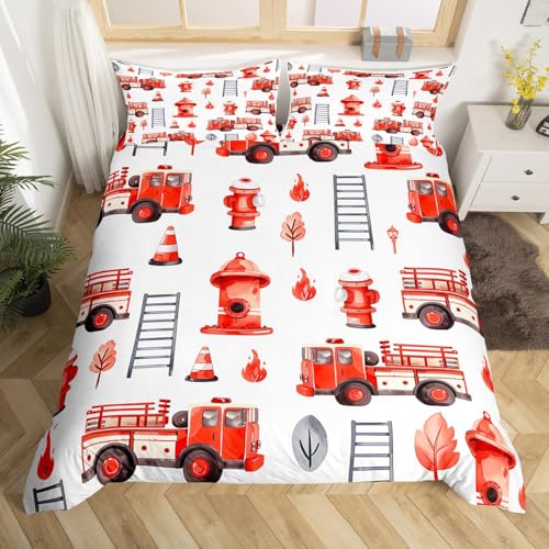 Homewish Rot Cartoon Feuerwehrauto Bettwäsche Jugendliche Feuer Brandschutzwissen Thema Bettbezug Set 135x200cm Jungen Hydrant Flammen Leitkegel Blätter Brandschutz Zimmerdekor Bettwäscheset Weich Homewish Rot Cartoon Feuerwehrauto Bettwäsche Jugendliche Feuer Brandschutzwissen Thema Bettbezug Set 135x200cm Jungen Hydrant Flammen Leitkegel Blätter Brandschutz Zimmerdekor Bettwäscheset Weich von Homewish