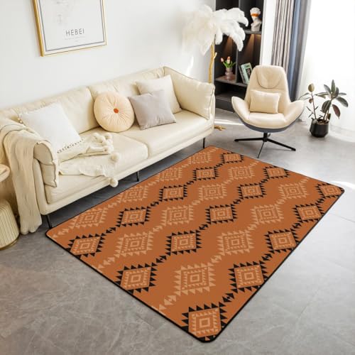 Homewish Rustikale Western Teppiche für Jungen Südwesten Aztek Wohnzimmer Teppich für Teens Männer Exotisch Carpet Vintage Bohemian Geometric Kinderteppich Braun Rug Schlafzimmer 150x200 Pflegeleicht Homewish Rustikale Western Teppiche für Jungen Südwesten Aztek Wohnzimmer Teppich für Teens Männer Exotisch Carpet Vintage Bohemian Geometric Kinderteppich Braun Rug Schlafzimmer 150x200 Pflegeleicht von Homewish