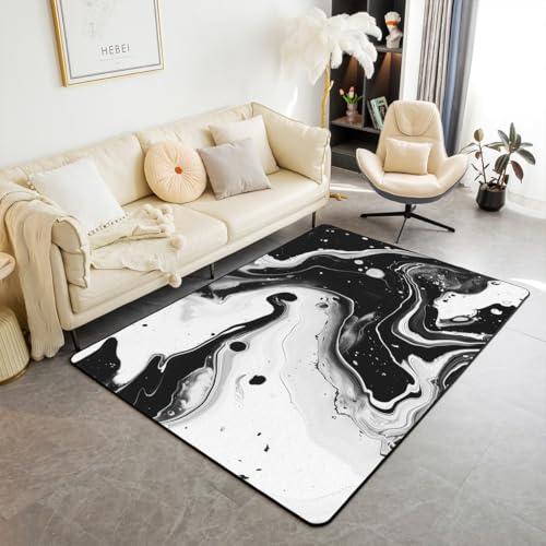 Homewish Schwarzer Marmor Teppich Schlafzimmer Grau Weißes Marmorieren Teppiche Wohnzimmer Abstrakte Marmor Textur Flüssigkeit Carpet Schwarzer Weißer Aquarell Krawatte Farbstoff Rug 150x200 Homewish Schwarzer Marmor Teppich Schlafzimmer Grau Weißes Marmorieren Teppiche Wohnzimmer Abstrakte Marmor Textur Flüssigkeit Carpet Schwarzer Weißer Aquarell Krawatte Farbstoff Rug 150x200 von Homewish
