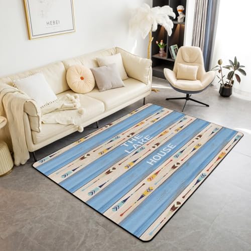Homewish See Leben Teppich Schlafzimmer See Haus Thema Teppiche Wohnzimmer Rustikale Hütte Bauernhaus Holz Paddel Carpet Land Retro Kinderteppich 100x150 Stilvoll Pflegeleicht Braun Männer Frauen Rug Homewish See Leben Teppich Schlafzimmer See Haus Thema Teppiche Wohnzimmer Rustikale Hütte Bauernhaus Holz Paddel Carpet Land Retro Kinderteppich 100x150 Stilvoll Pflegeleicht Braun Männer Frauen Rug von Homewish