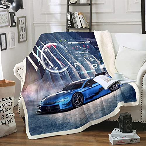 Homewish Sportwagen-Überwurfdecke für Kinder Teenager Jungen Mädchen Extremsport Plüsch-Bettdecke Rennwagen Sherpa-Überwurf Beroom Wohnzimmer Dekoration Fleecedecke Blau, 229 x 229 Homewish Sportwagen-Überwurfdecke für Kinder Teenager Jungen Mädchen Extremsport Plüsch-Bettdecke Rennwagen Sherpa-Überwurf Beroom Wohnzimmer Dekoration Fleecedecke Blau, 229 x 229 von Homewish